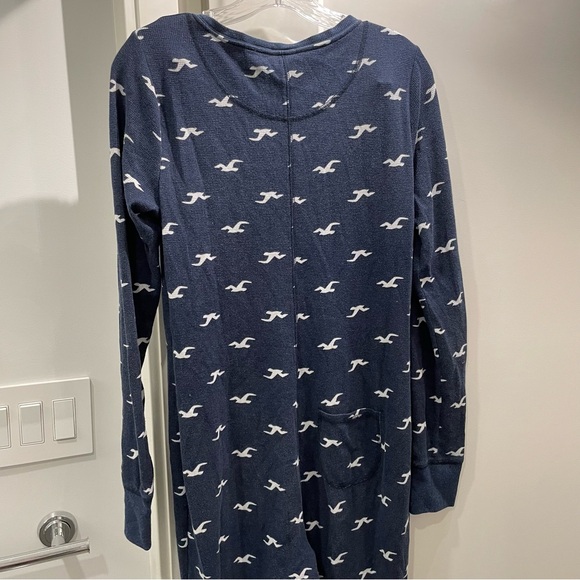 Hollister Thermal Long John Waffle Onesie Pyjama - Picture 2 of 4